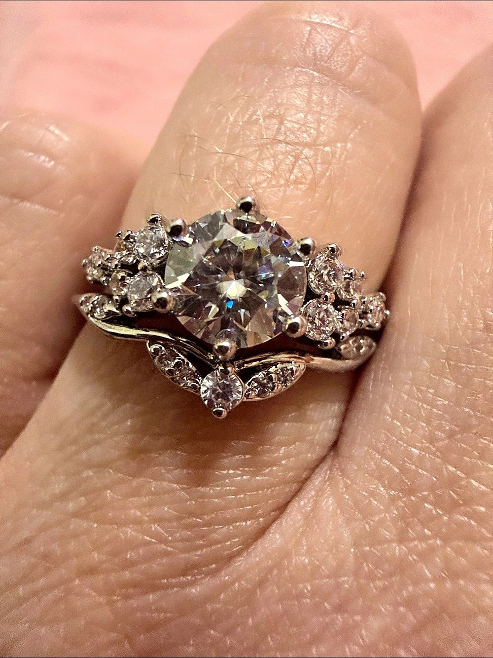 Crystal Cluster Ring Size 7 NWT